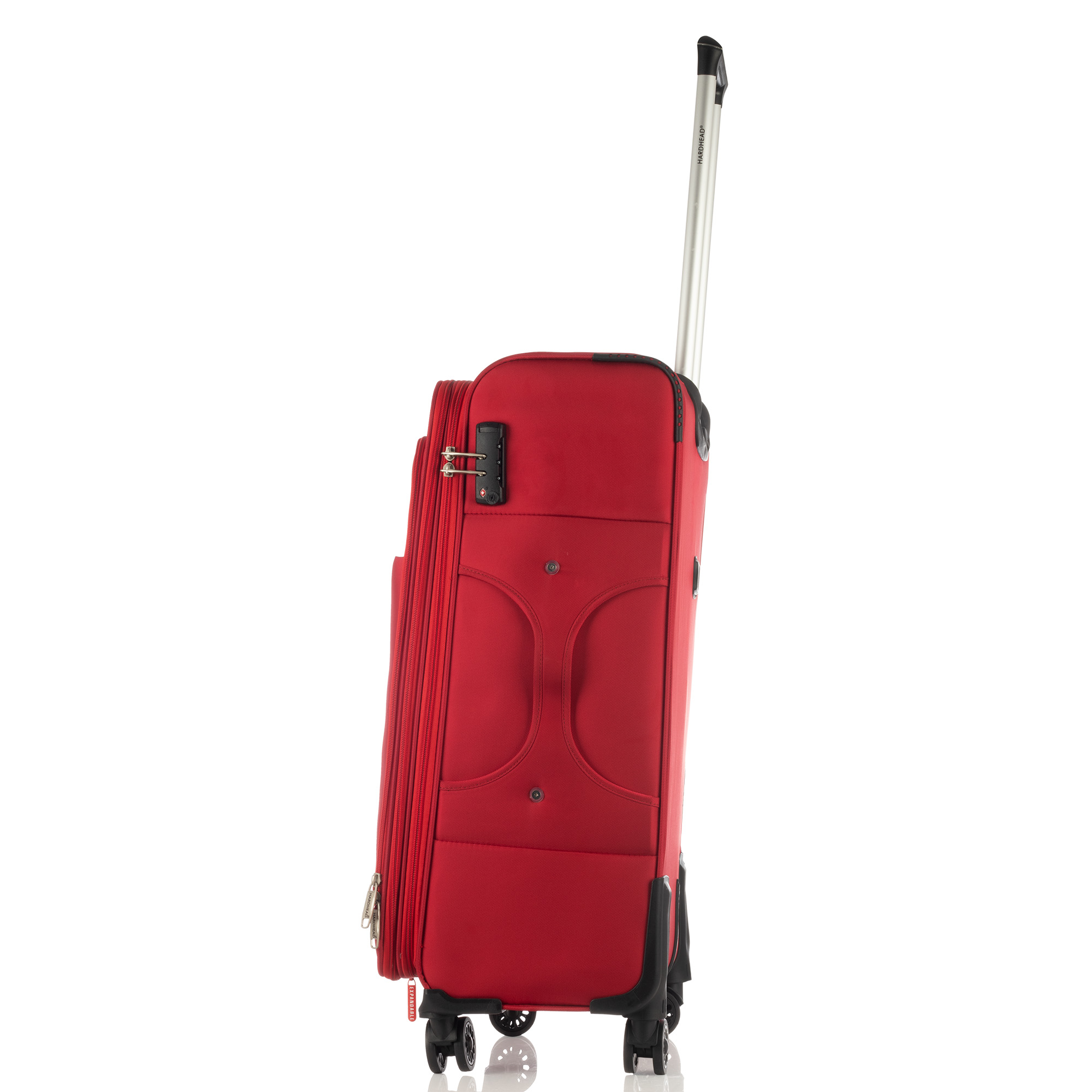 Foto 4 pulgar | Maleta De Viaje Suave De Tela Original Nueva Hardhead In Heaven Rojo Equipaje De 26 Pulgadas Con 3 Compartimient