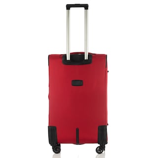 Foto 4 | Maleta De Viaje Suave De Tela Original Nueva Hardhead In Heaven Rojo Equipaje De 26 Pulgadas Con 3 Compartimient