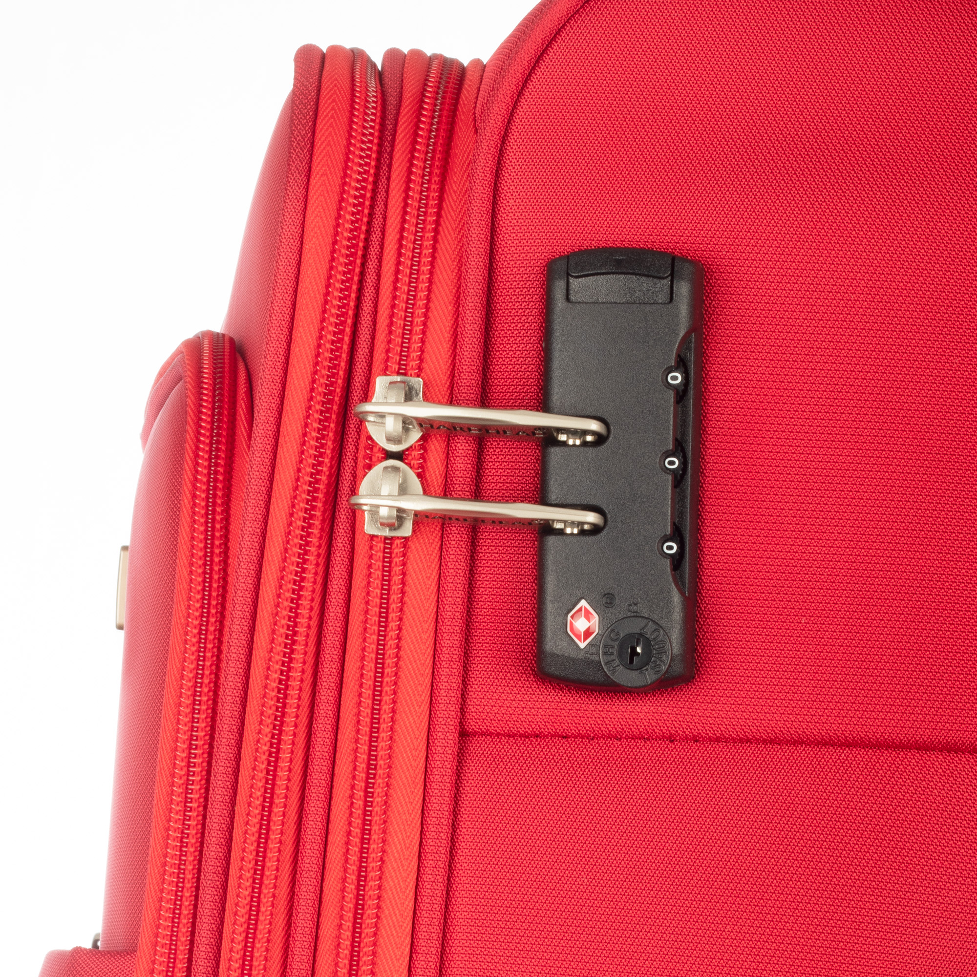 Foto 7 | Maleta De Viaje Suave De Tela Original Nueva Hardhead In Heaven Rojo Equipaje De 26 Pulgadas Con 3 Compartimient