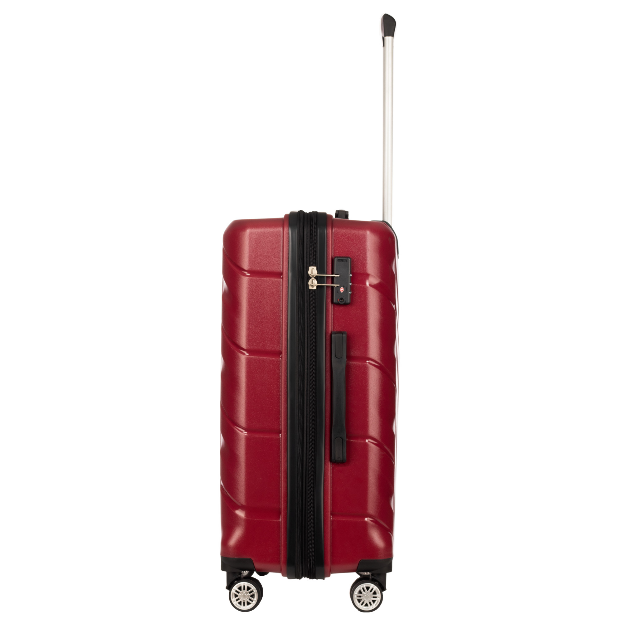 Foto 4 pulgar | Maleta Rígida de Viaje de 25" con Candado TSA y Ruedas 360