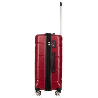 Foto 3 | Maleta Rígida de Viaje de 25" con Candado TSA y Ruedas 360