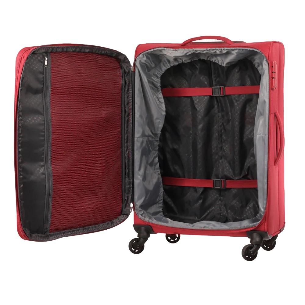 Foto 4 pulgar | Maleta con Ruedas American Tourister Roja de 25"