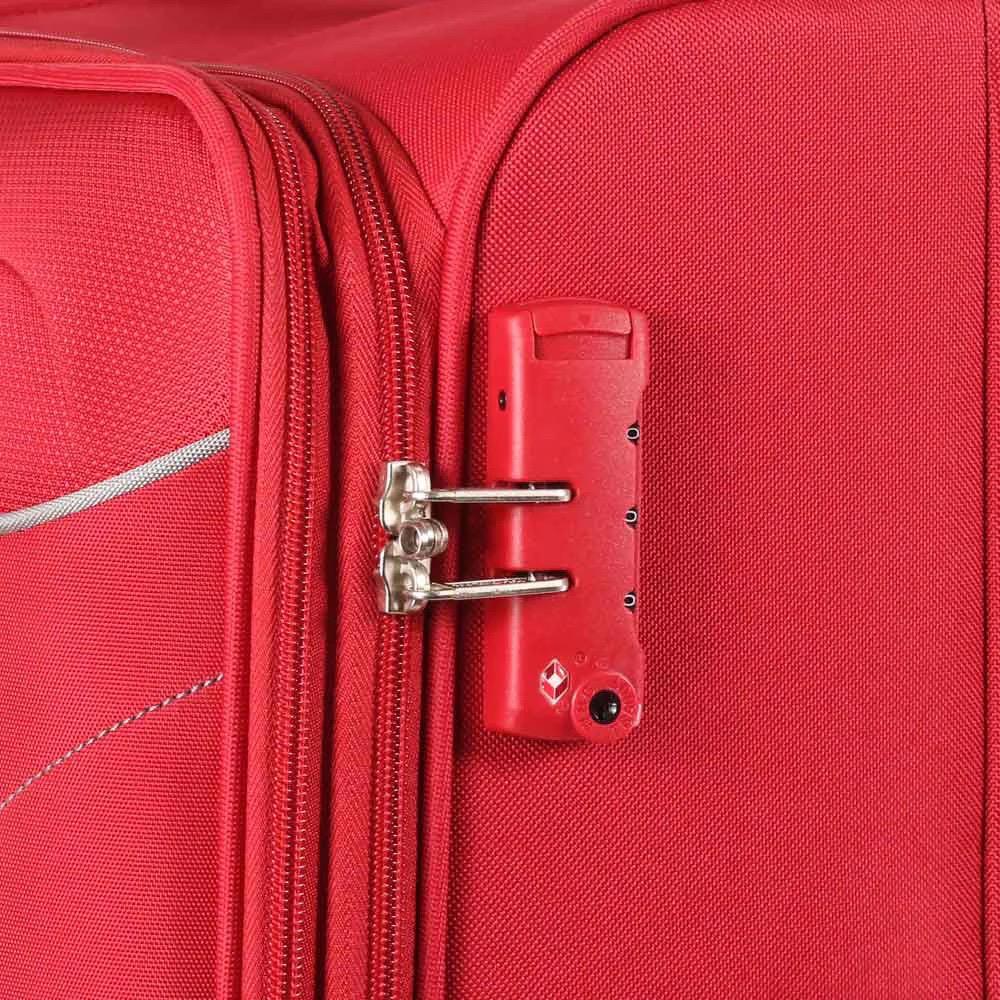 Foto 5 pulgar | Maleta con Ruedas American Tourister Roja de 25"