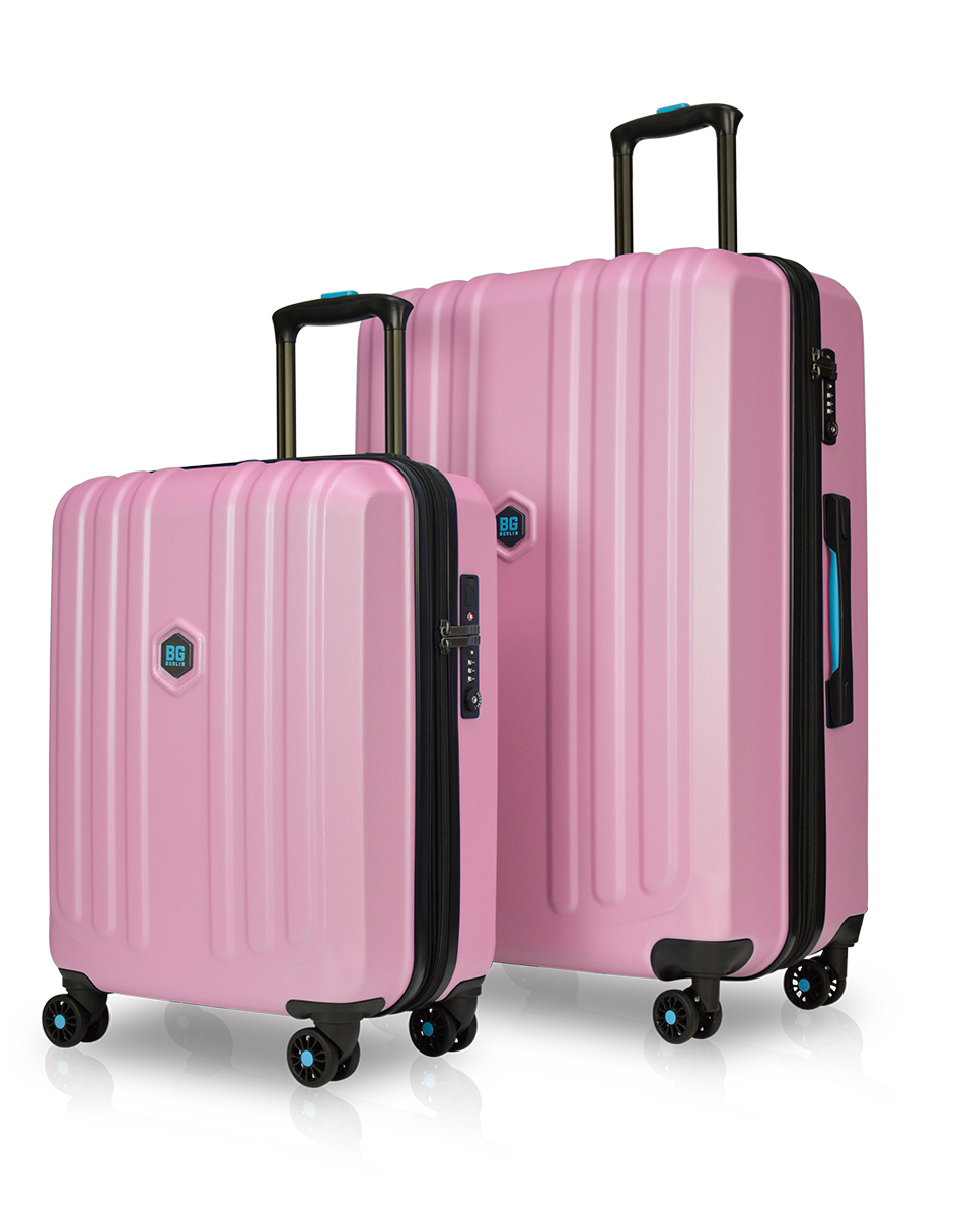Foto 1 | Set De Maletas de Viaje Bg Berlín Enduro Rose 28'' Y 20''