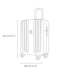 Foto 7 | Set de Maletas de Viaje BG Berlin Enduro Titanium 28'' y 20'' con Puerto USB y Candado TSA