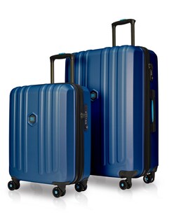 Foto 1 | Set de Maletas de Viaje BG Berlin Enduro Dark Blue 28'' y 20'' con Puerto USB y Candado TSA