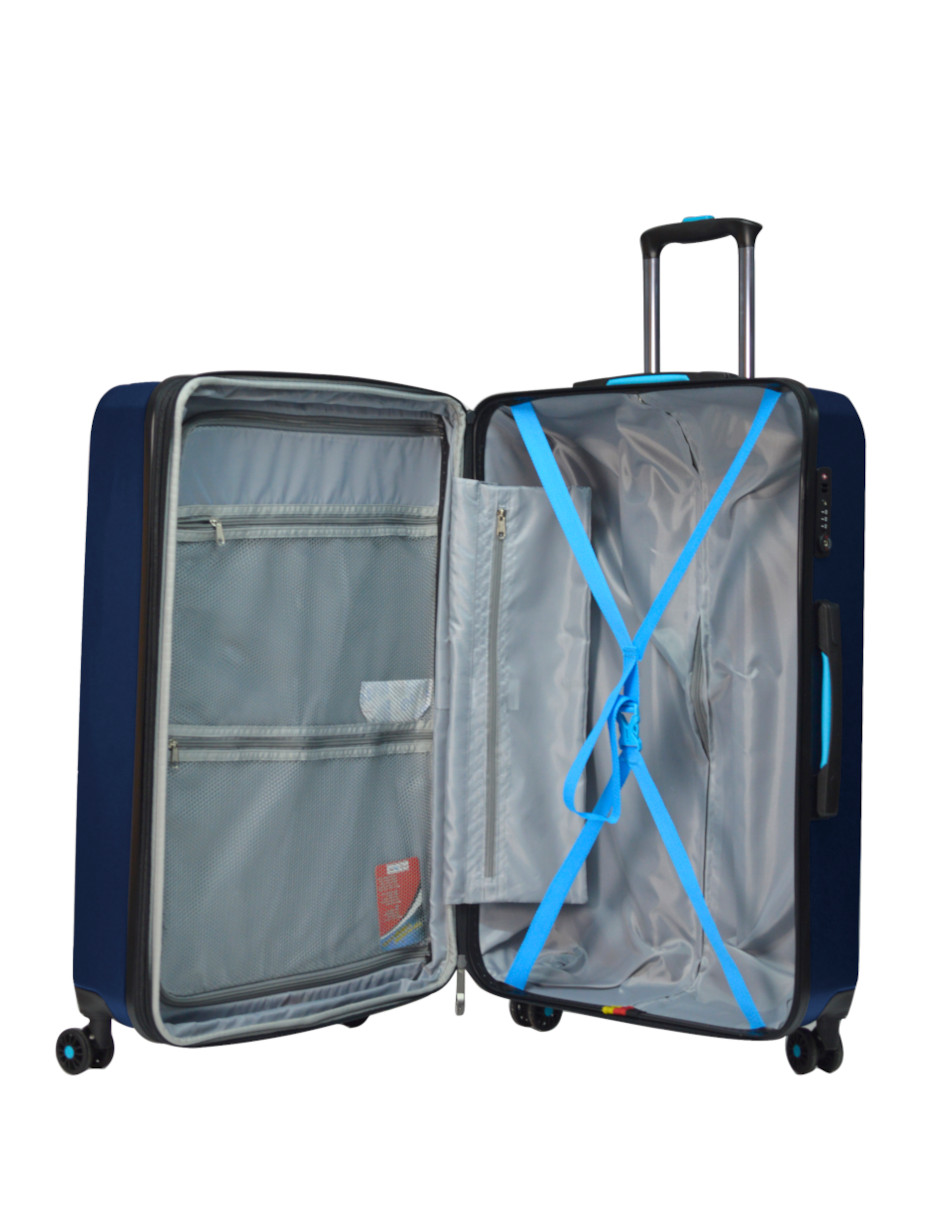 Foto 2 | Set de Maletas de Viaje BG Berlin Enduro Dark Blue 28'' y 20'' con Puerto USB y Candado TSA