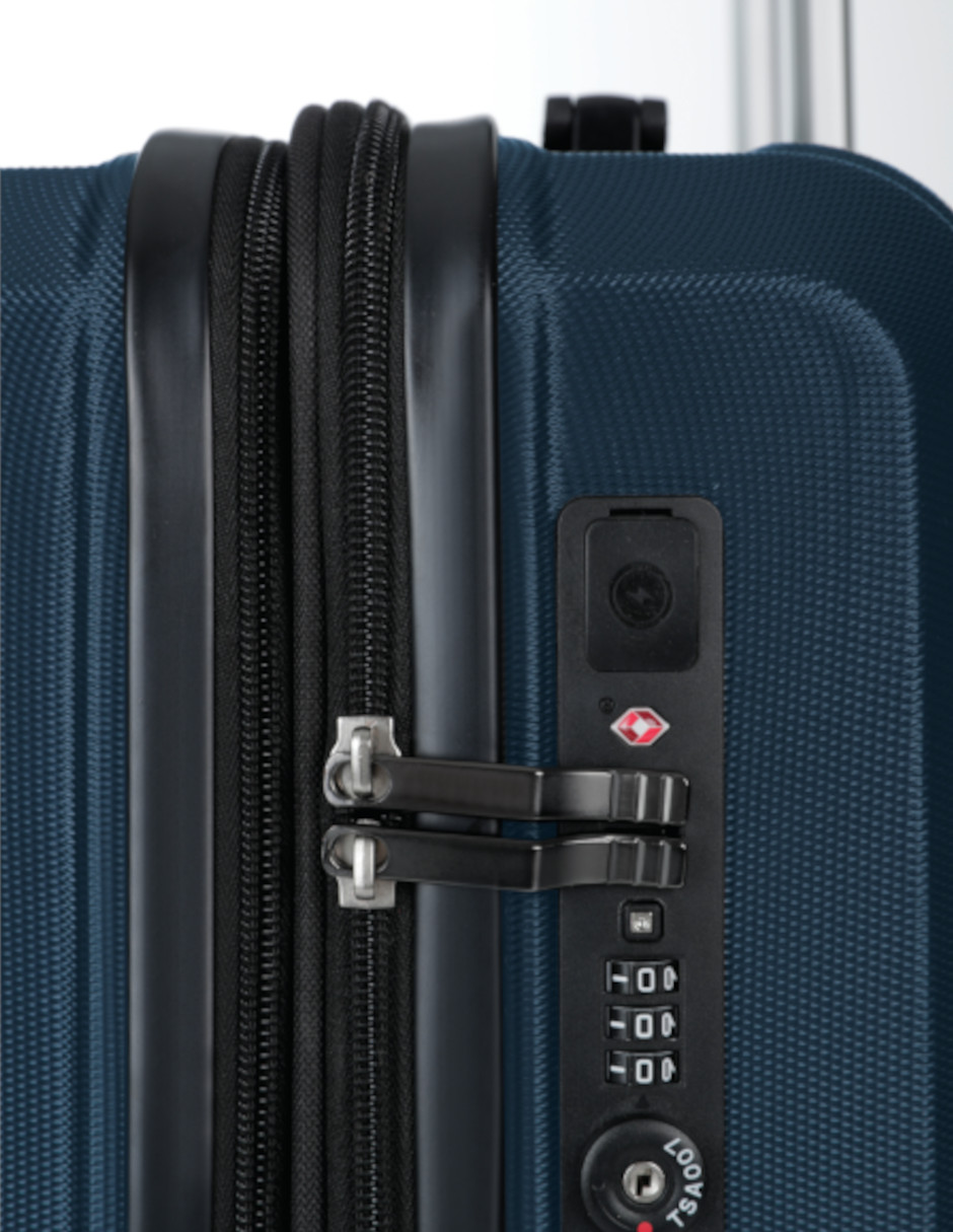 Foto 3 | Set de Maletas de Viaje BG Berlin Enduro Dark Blue 28'' y 20'' con Puerto USB y Candado TSA