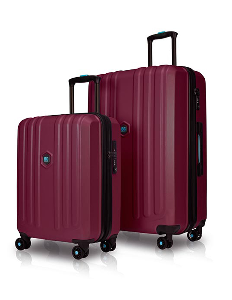 Set De Maletas De Viaje Bg Berlin Enduro Grape 28'' Y 20''