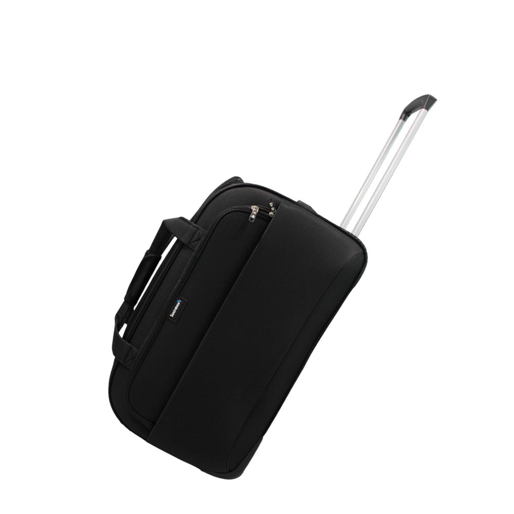 Maleta Duffle Rodante Jon 009 24'' Negra Negro