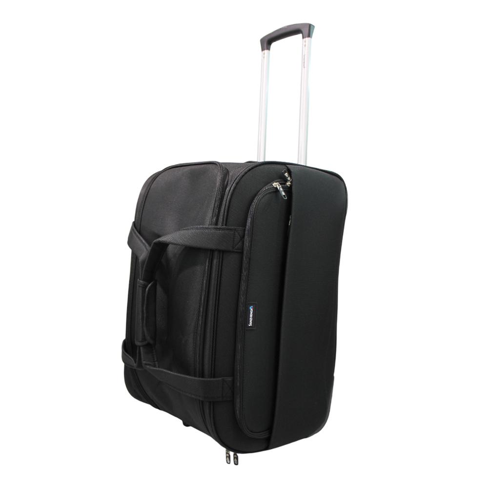 Foto 3 pulgar | Maleta Duffle Rodante Jon 009 24'' Negra Negro