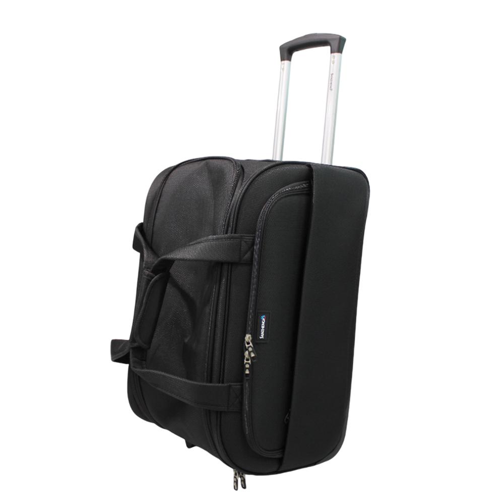 Foto 3 pulgar | Maleta Duffle De Cabina Rodante Jon 009 22'' Negra Negro