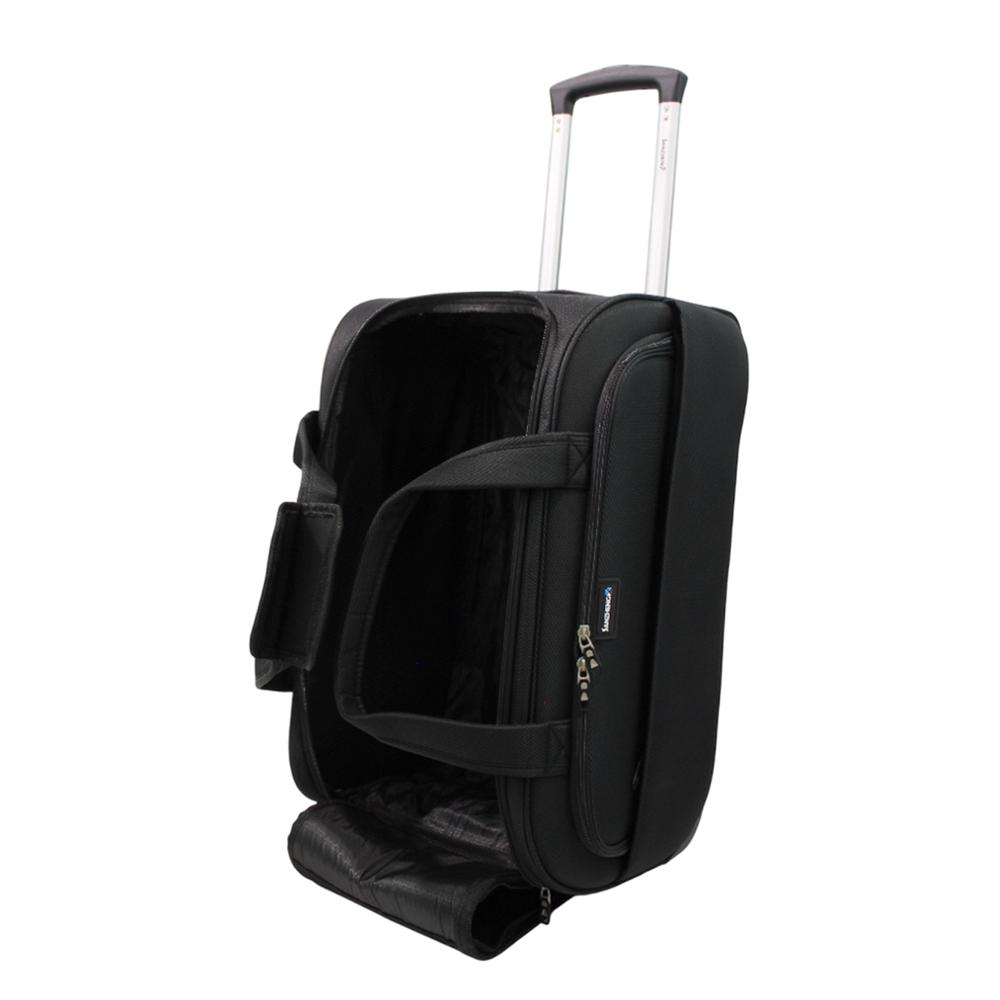 Foto 5 pulgar | Maleta Duffle De Cabina Rodante Jon 009 22'' Negra Negro
