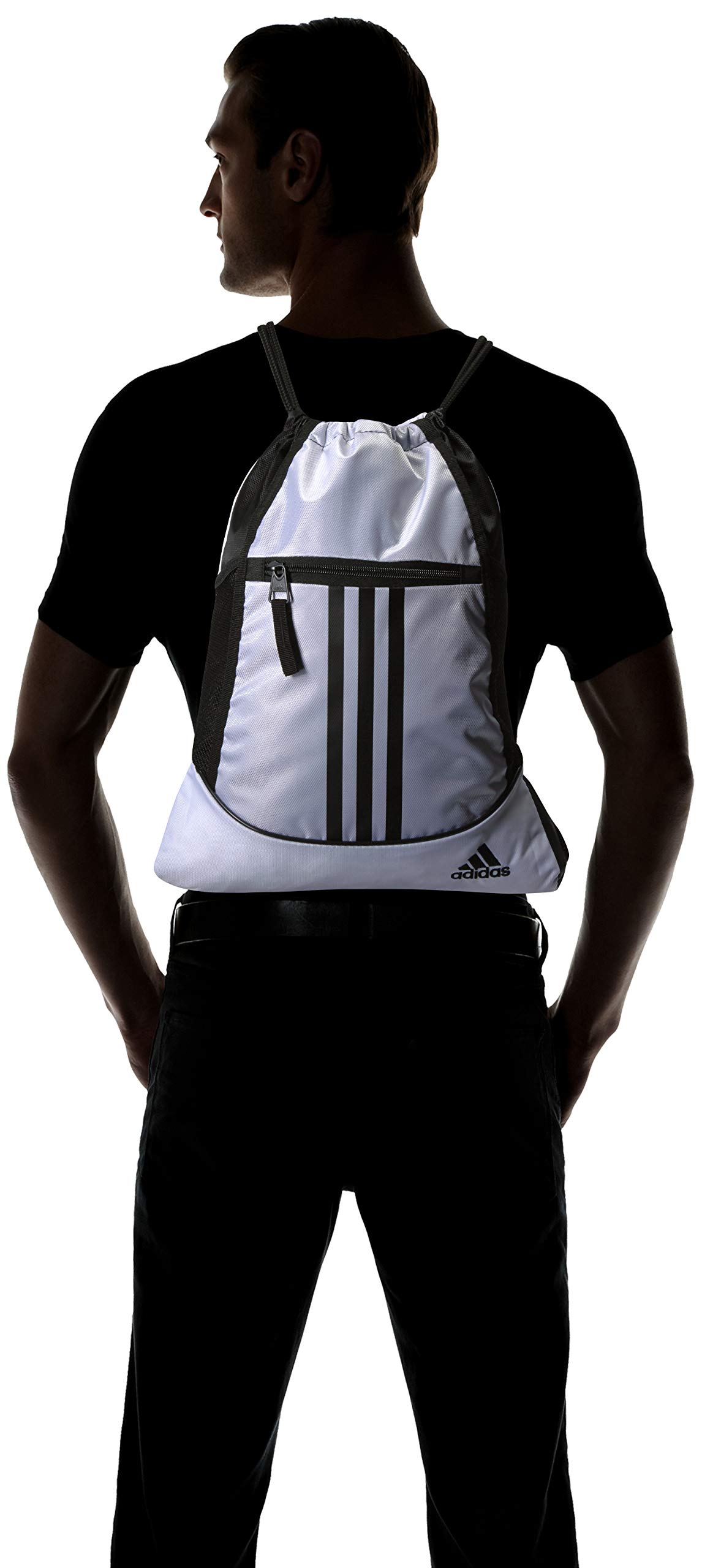 Foto 3 pulgar | Mochila Adidas Alliance Lightweight 12l Blanco/negro - Venta Internacional.