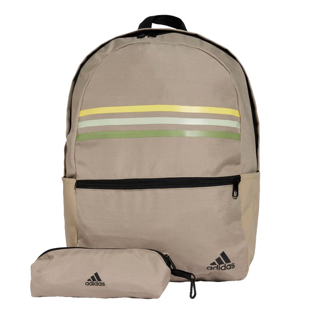 Mochila Classic 3 Franjas Horizontal Adidas Verde Unisex