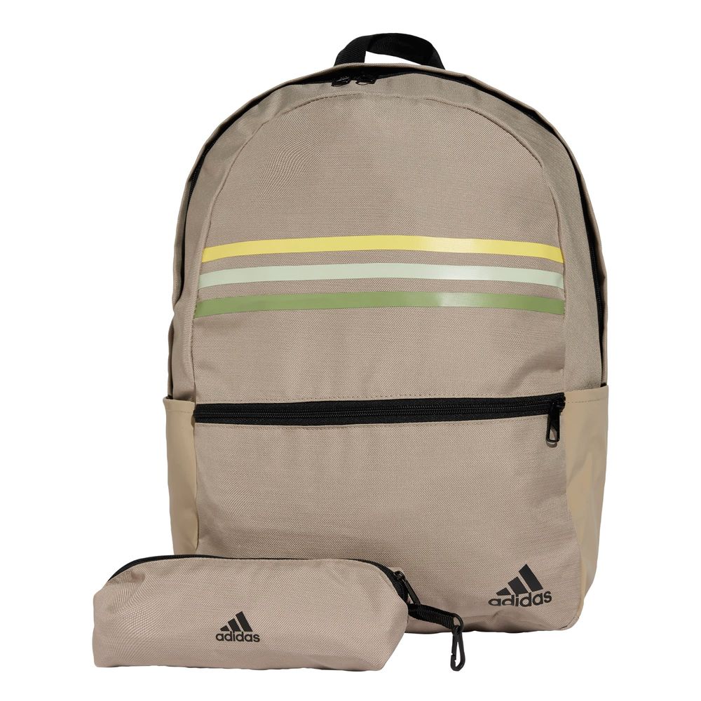 Foto 2 | Mochila Classic 3 Franjas Horizontal Adidas Verde Unisex