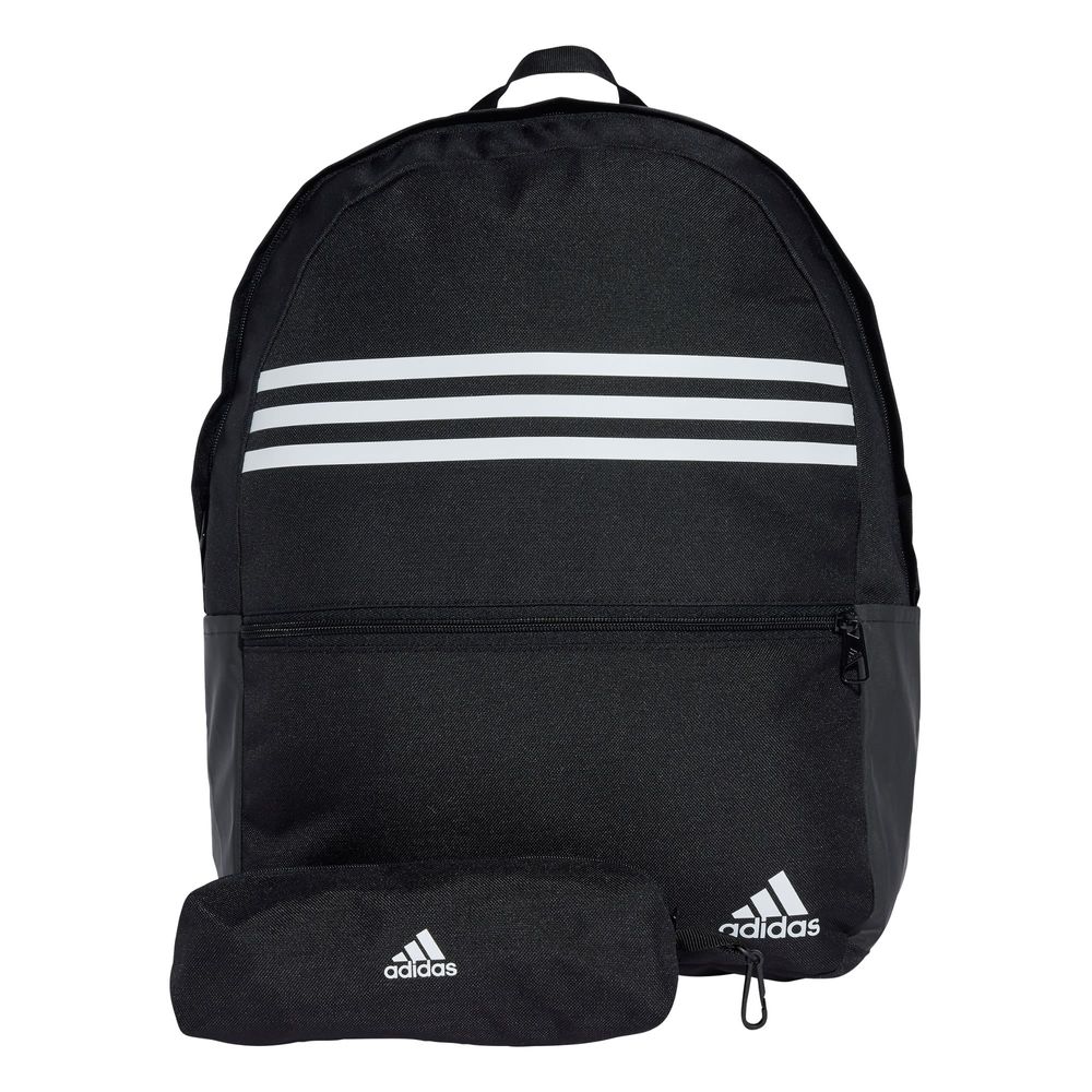 Foto 2 pulgar | Mochila Classic 3 Franjas Horizontal Adidas Negro Unisex