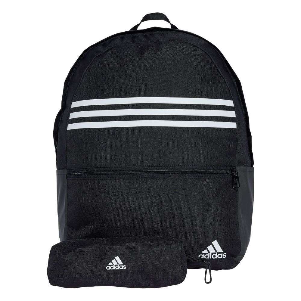 Foto 3 pulgar | Mochila Classic 3 Franjas Horizontal Adidas Negro Unisex