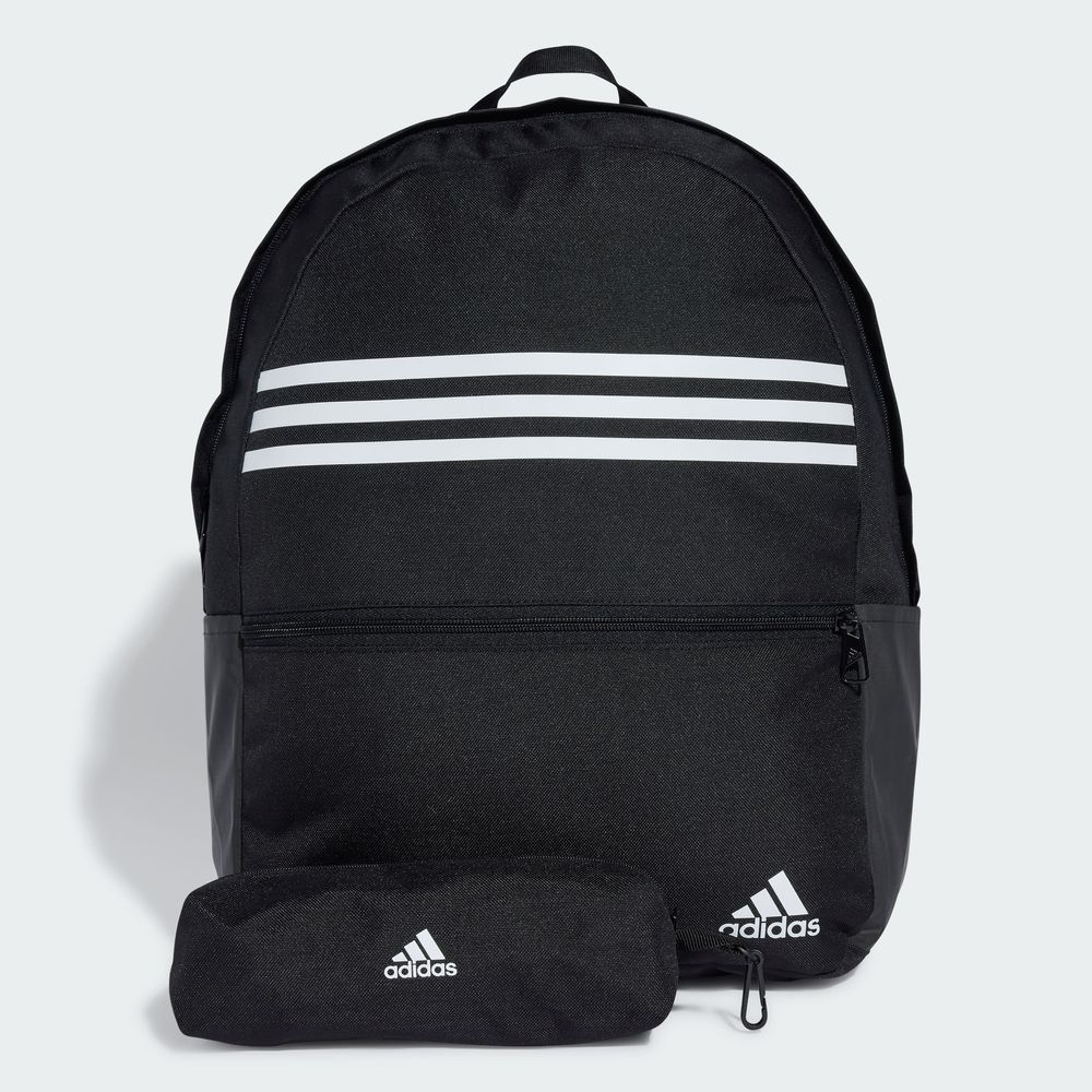 Foto 4 pulgar | Mochila Classic 3 Franjas Horizontal Adidas Negro Unisex