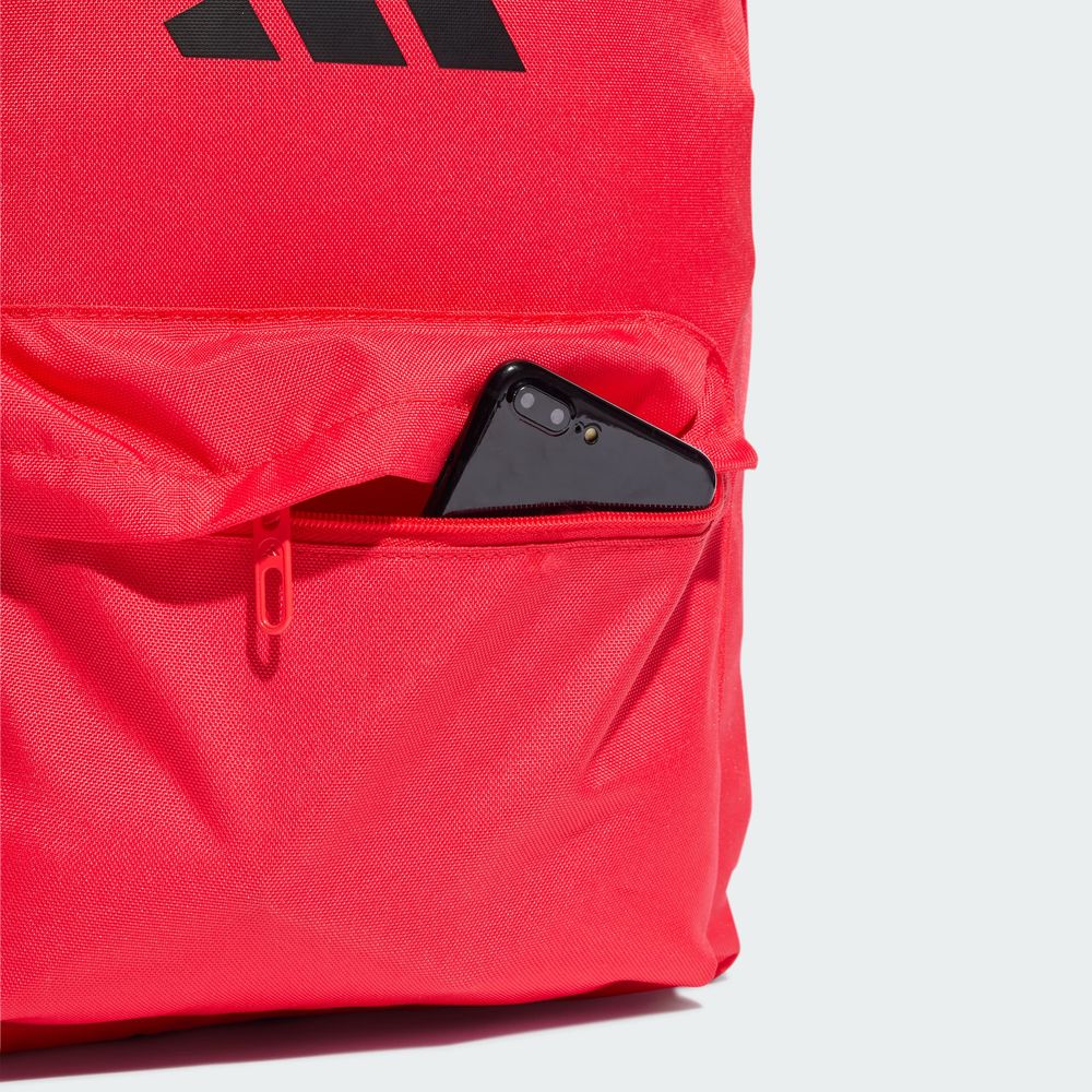 Foto 7 pulgar | Mochila Classic 3 Bar Logo Adidas Rojo Unisex