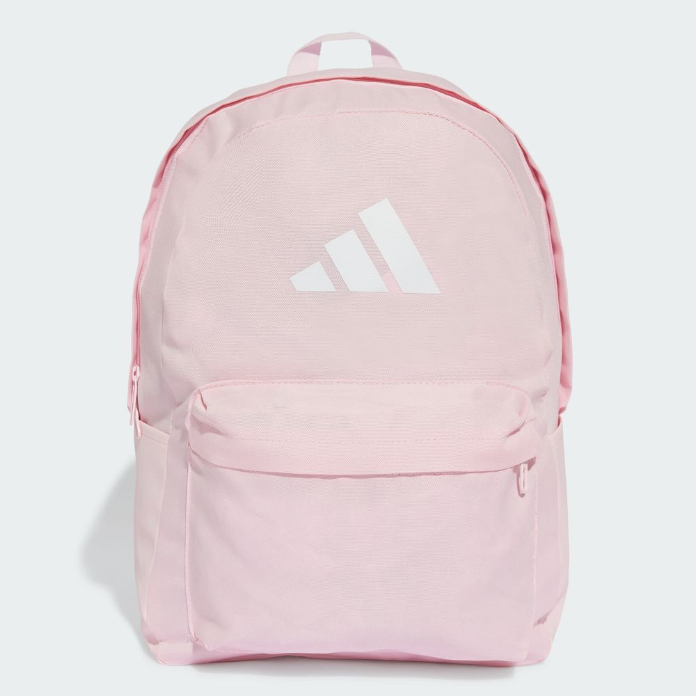 Foto 4 pulgar | Mochila Classic 3 Barras Logo Adidas Rosa Unisex