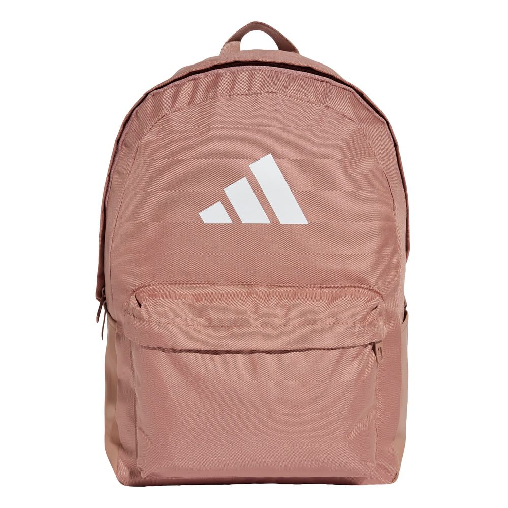 Foto 2 pulgar | Mochila Classic 3 Barras Logo Adidas Rosa Unisex