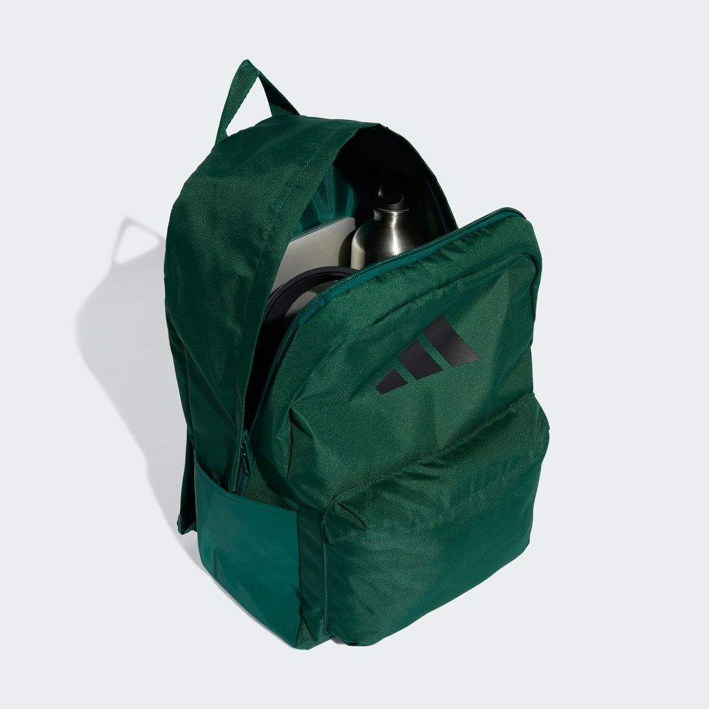 Foto 6 pulgar | Mochila Classic 3 Bar Logo Adidas Verde Unisex
