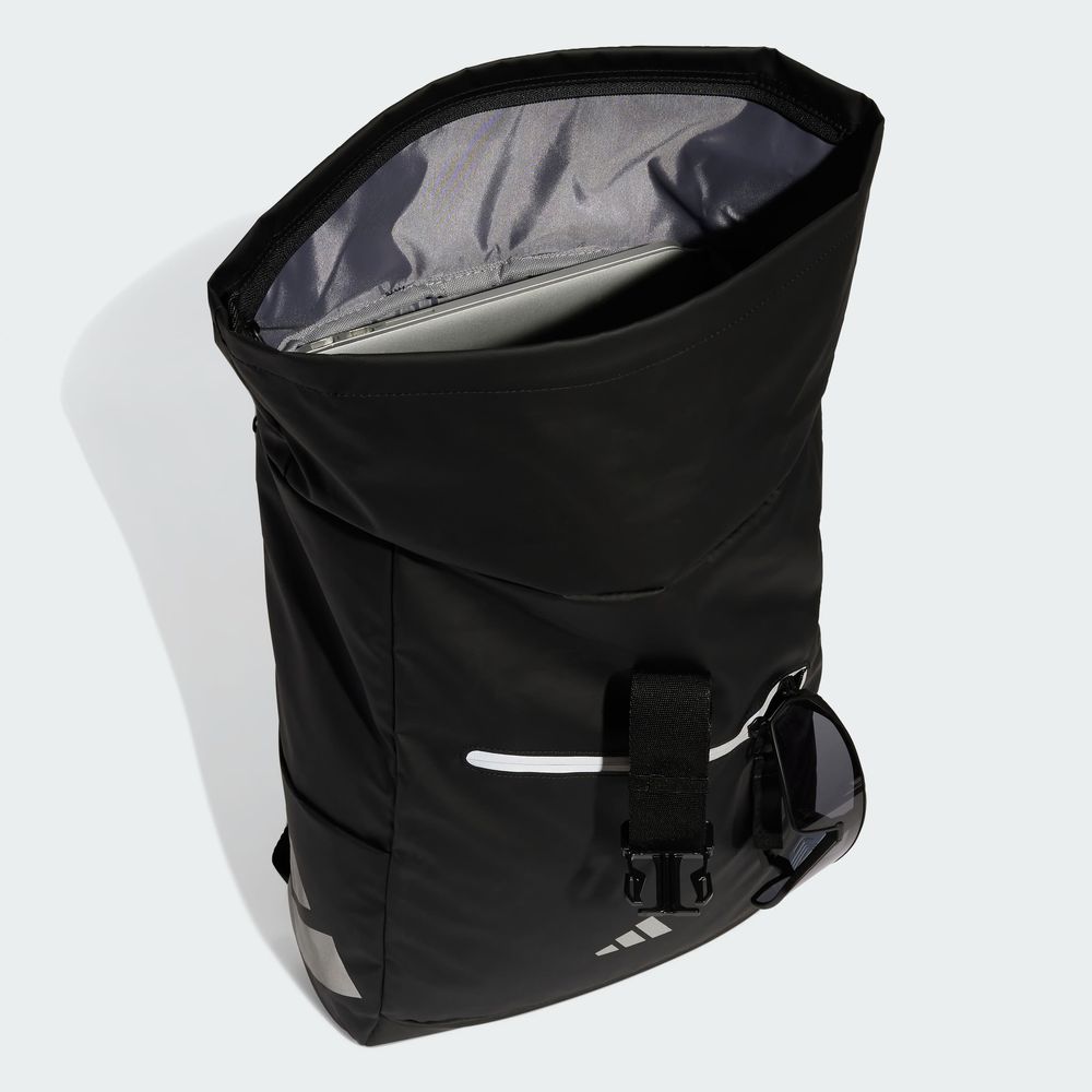 Foto 6 pulgar | Mochila Ultramodern Back-to-university Rolltop Adidas Negro Unisex