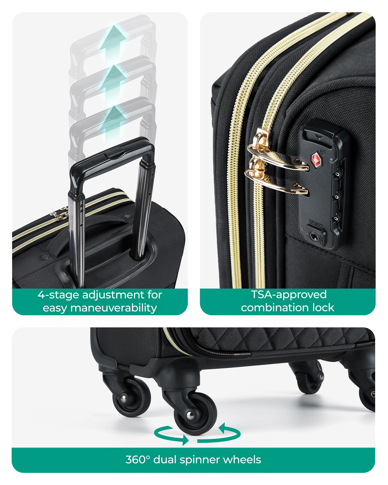 Foto 8 pulgar | Maleta Bagsmart Underseater Carry On de 16 Pulgadas y 30 L Mujer - Venta Internacional