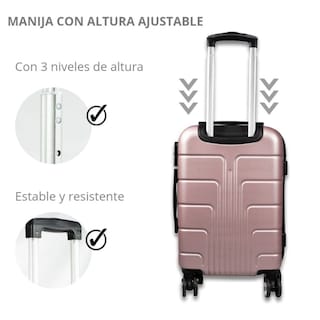 Foto 2 | Maleta De Viaje Jony 20'' Oro Rosado