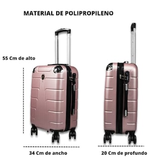 Foto 3 | Maleta De Viaje Jony 20'' Oro Rosado
