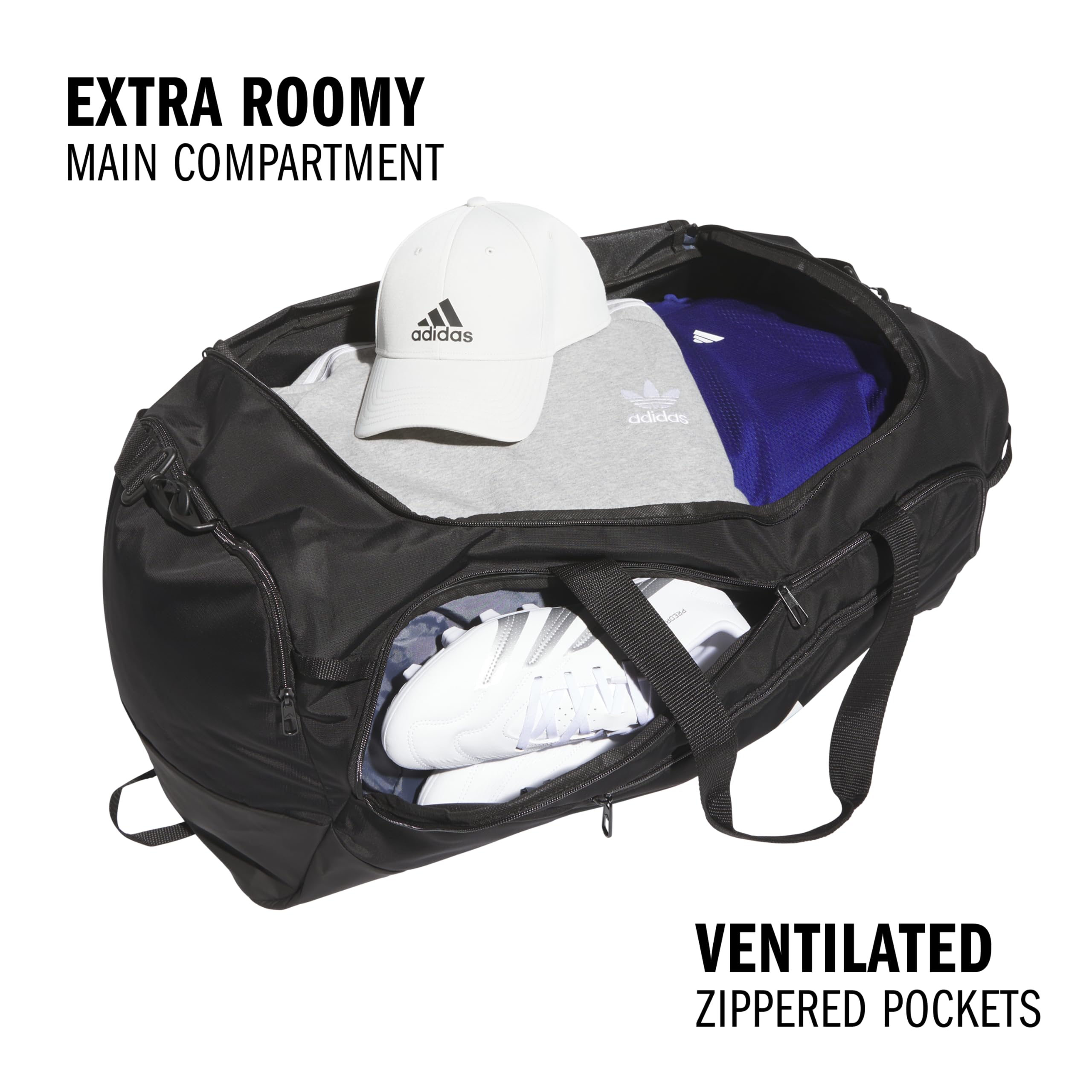 Foto 3 pulgar | Bolsa Adidas Defender 5.0 Duffel Para Viajes, Gimnasio Y Deportes, 100 L, Negra - Venta Internacional.