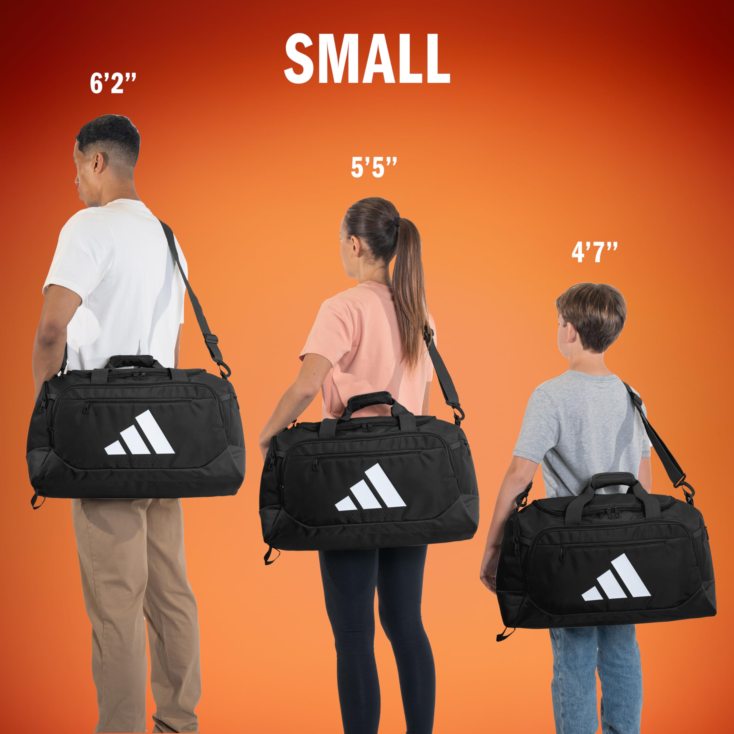 Foto 6 pulgar | Bolsa De Viaje Adidas Defender 5.0 Durable Travel Gym 42 L, Negra - Venta Internacional.