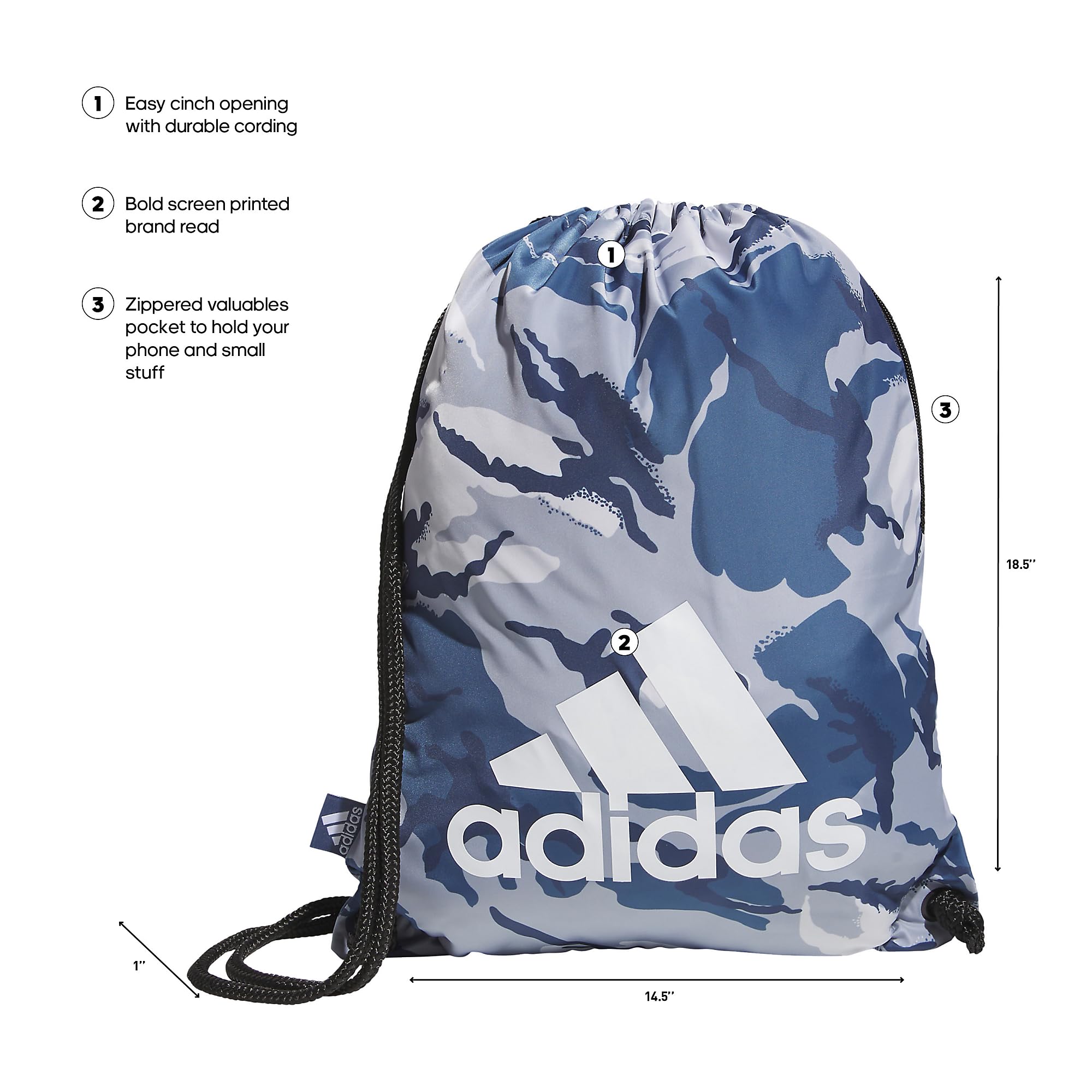 Foto 3 pulgar | Mochila Adidas Ready Woodland Essential Camo Preloved - Venta Internacional