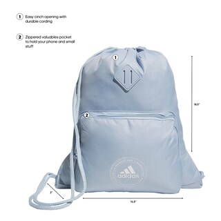 Foto 2 | Mochila Adidas Classic 3s 2.0 Wonder Blue - Venta Internacional.