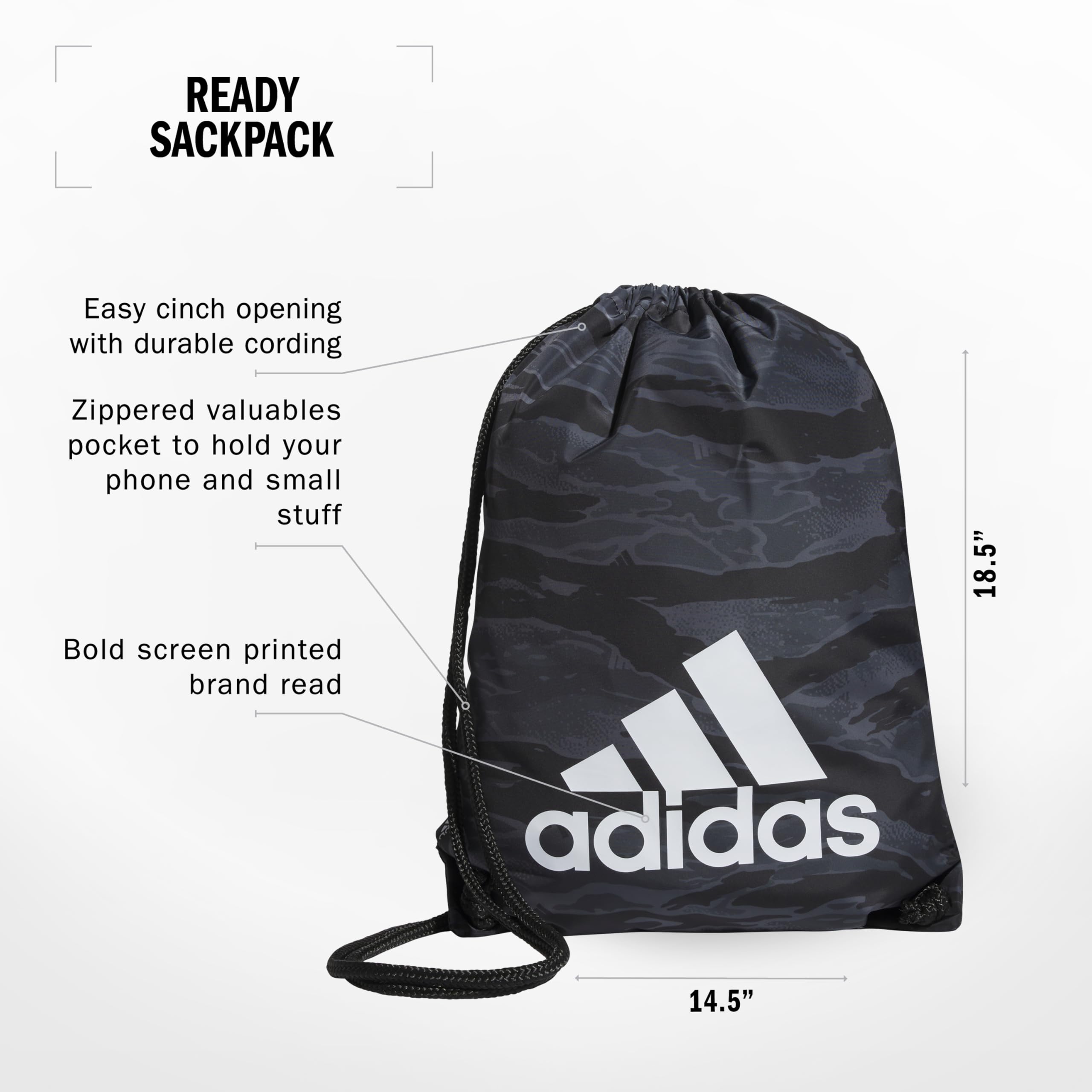 Foto 6 pulgar | Mochila Adidas Ready Essential Camo - Venta Internacional