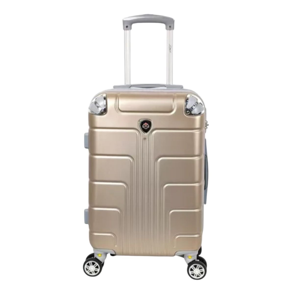 Maleta De Viaje Jony 20'' Polipropileno Dorado