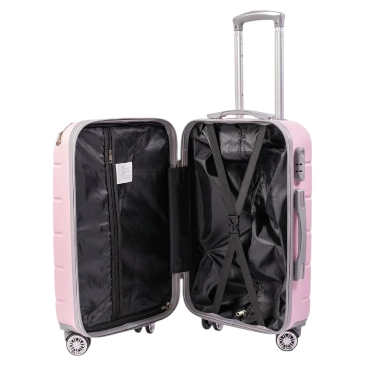 Foto 3 pulgar | Maleta De Viaje Jony 20'' Polipropileno Rosa