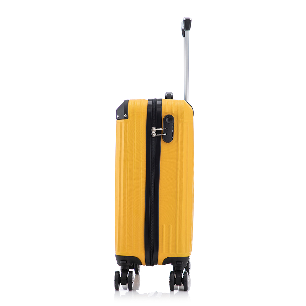 Foto 4 pulgar | Maleta De Mano Viaje Rigida Con Ruedas 10kg Color Amarillo