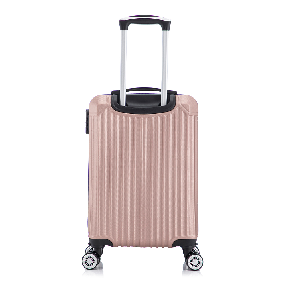 Foto 5 pulgar | Maleta De Mano Viaje Rigida Con Ruedas 10kg Color Rosa