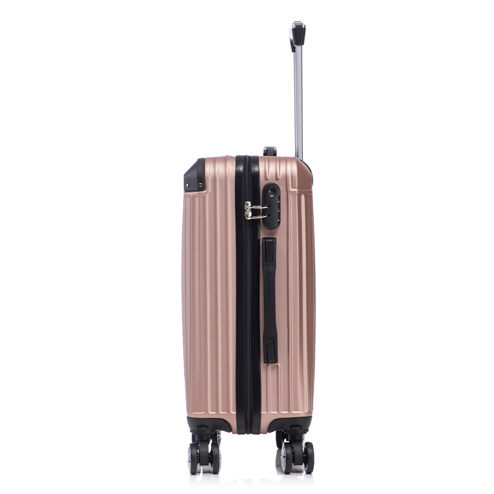 Foto 4 pulgar | Maleta De Mano Viaje Rigida Con Ruedas 10kg Color Rosa