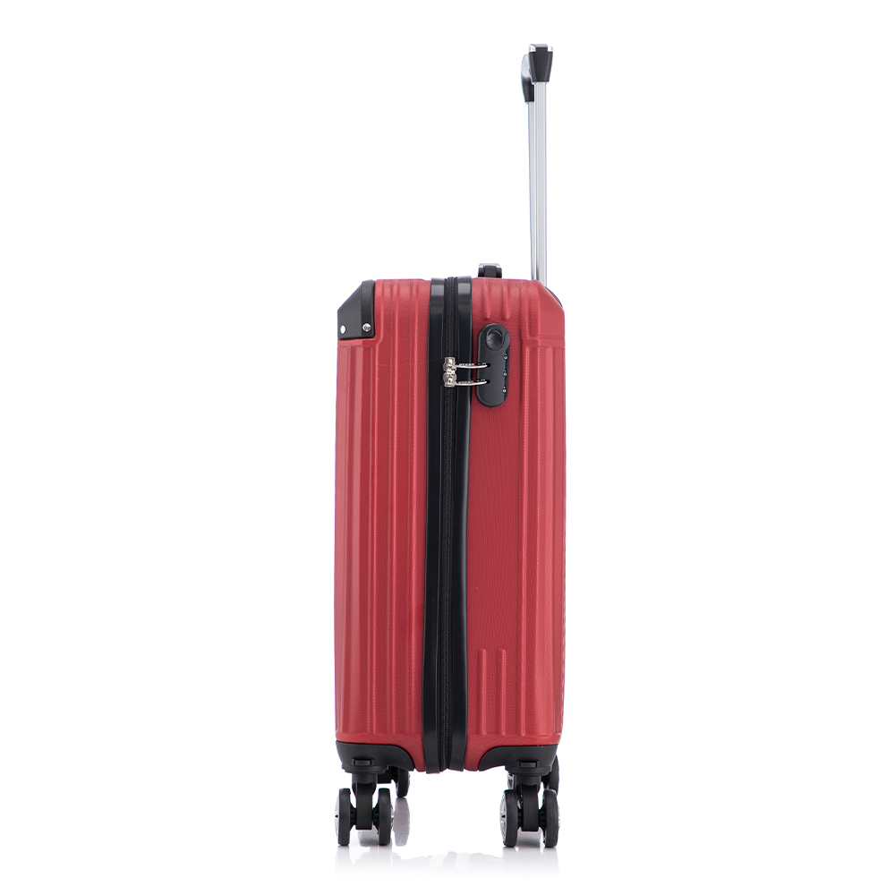 Foto 4 pulgar | Maleta De Mano Viaje Rigida Con Ruedas 10kg Color Rojo