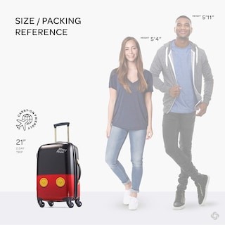 Foto 2 | Maleta American Tourister Disney Mickey Mouse de 21 Pulgadas - Venta Internacional