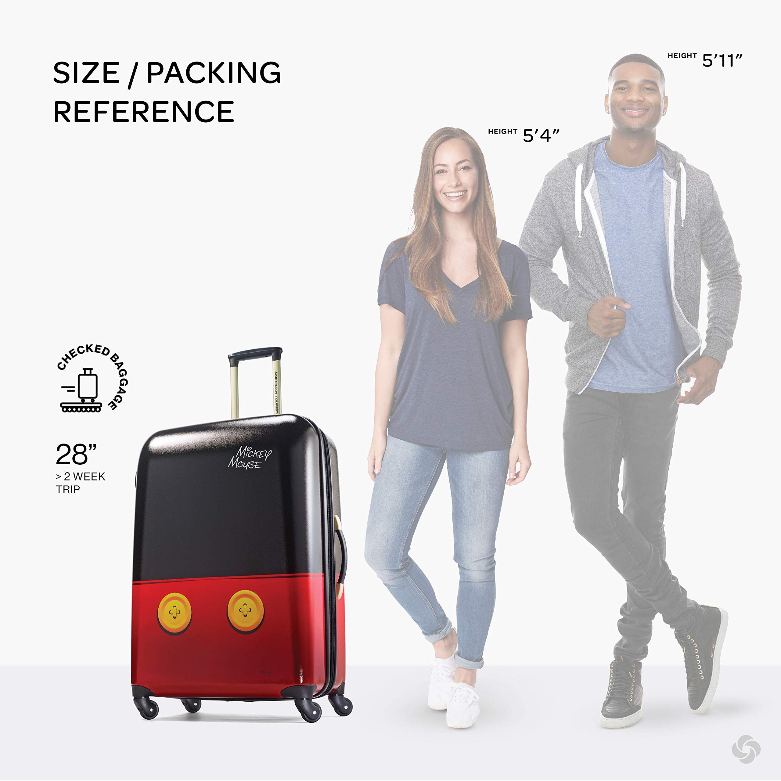 Foto 3 pulgar | Equipaje American Tourister Disney Mickey Mouse 28 Pulgadas - Venta Internacional