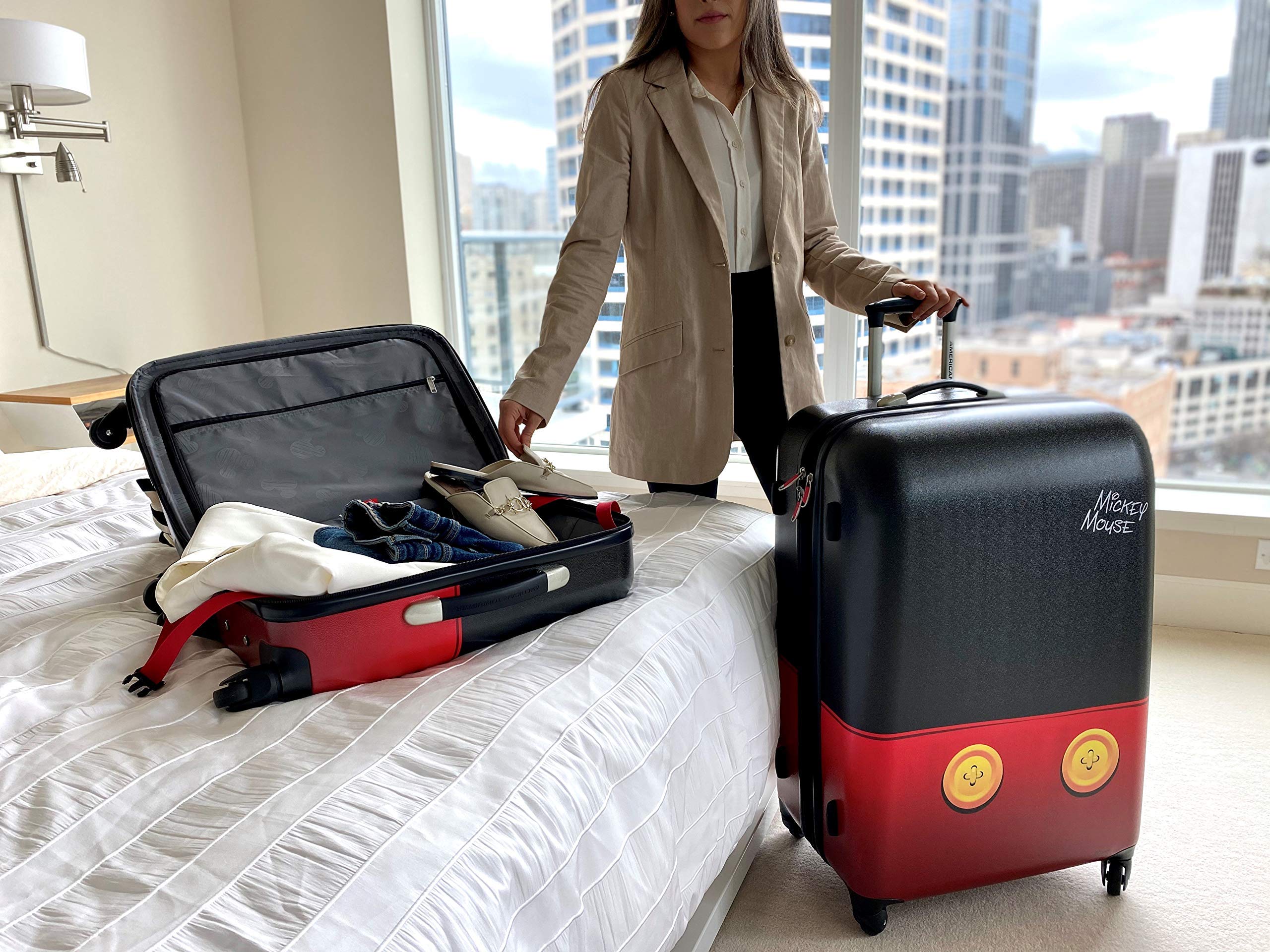 Foto 6 | Equipaje American Tourister Disney Mickey Mouse 28 Pulgadas - Venta Internacional