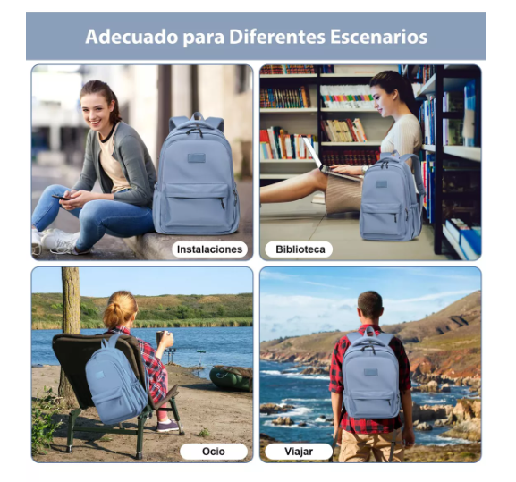Foto 5 pulgar | Mochilas Xtellar Para Hombre Mujer Mochila Laptop Escolar 30l Modelo Azul