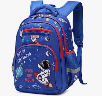 Foto 1 | Mochila Escolar Impermeable Xtellar Para Niños Primarios Infantiles Con Múltiples Compartimentos Y Correas De P