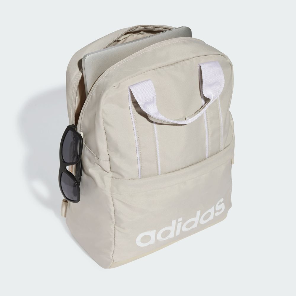 Foto 6 pulgar | Mochila Essentials Linear Adidas Beige Mujer