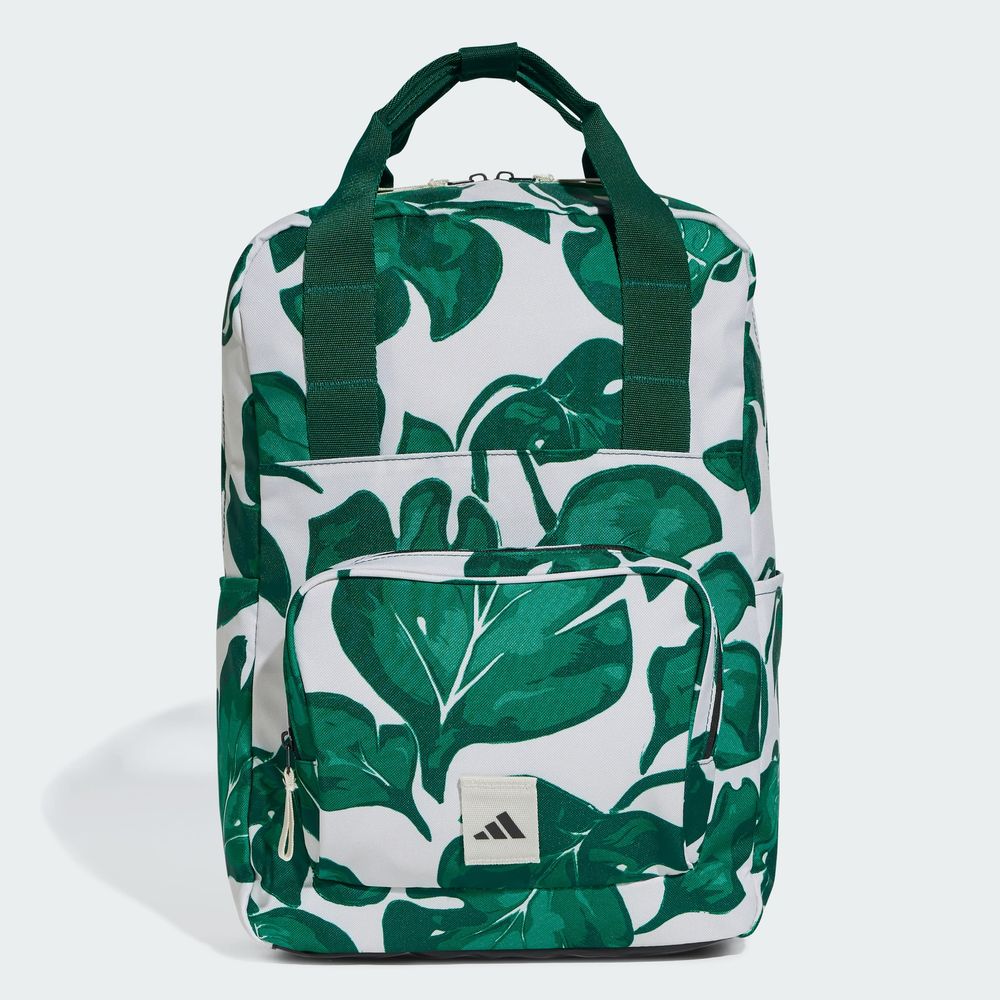 Foto 4 pulgar | Mochila Leaf Print Adidas Gris Mujer