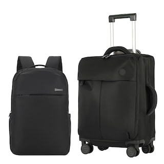 Foto 1 | Combo Maleta De Viaje + Mochila Dott Equipaje Carry On Cabina Negra